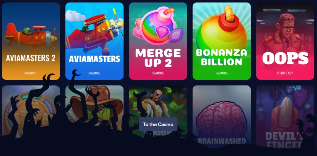 Aperçu de la page d’accueil affiliée de Spinanzia casino